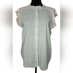 Koch Button Up Blouse, Womens Medium